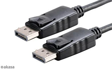 AKASA kábel DisplayPort - DisplayPort, 2m AK-CBDP01-20BK