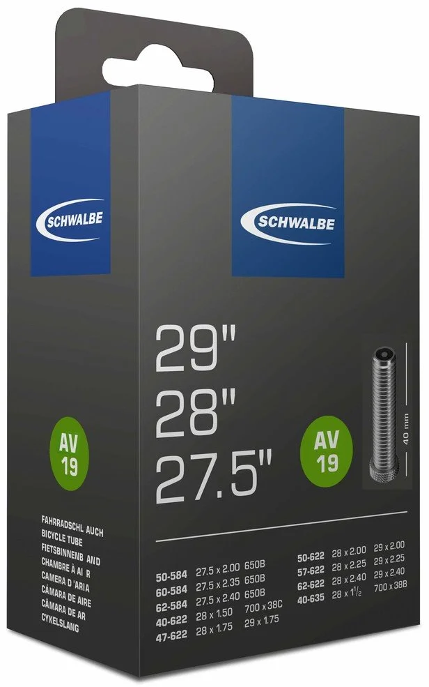 Schwalbe duša 29" AV19 40/62- 584 / 622 auto-pad
