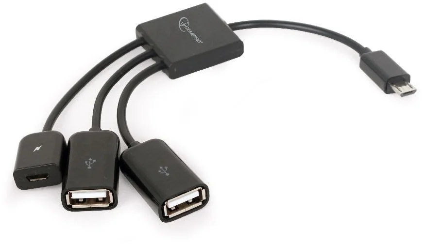 Gembird OTG mobilný rozbočovač USB, micro USB