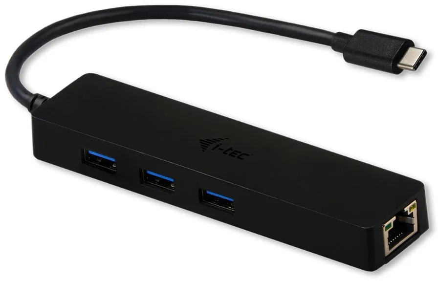 i-tec USB 3.1 USB-C SLIM HUB 3 porty s GLAN