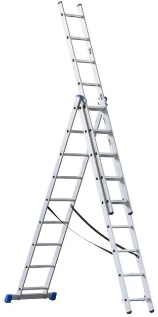 rebrík G21 3-dílný 5,9m, 3x9 priečok GA-H-3x9