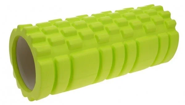LifeFit Yoga Roller A01 33x14cm, zelený masážny valček