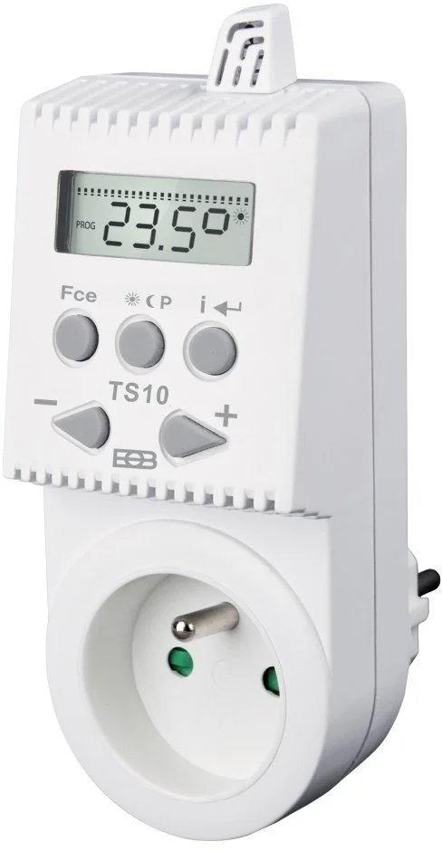 ELEKTROBOCK programovateľná zásuvka TS10 s teplotným spínačom