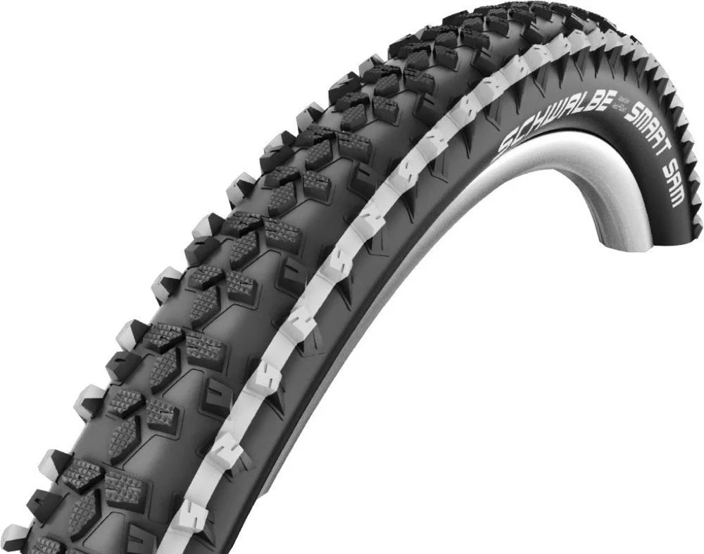 Schwalbe Smart Sam 26x2.25 Addix Performance biele pruhy