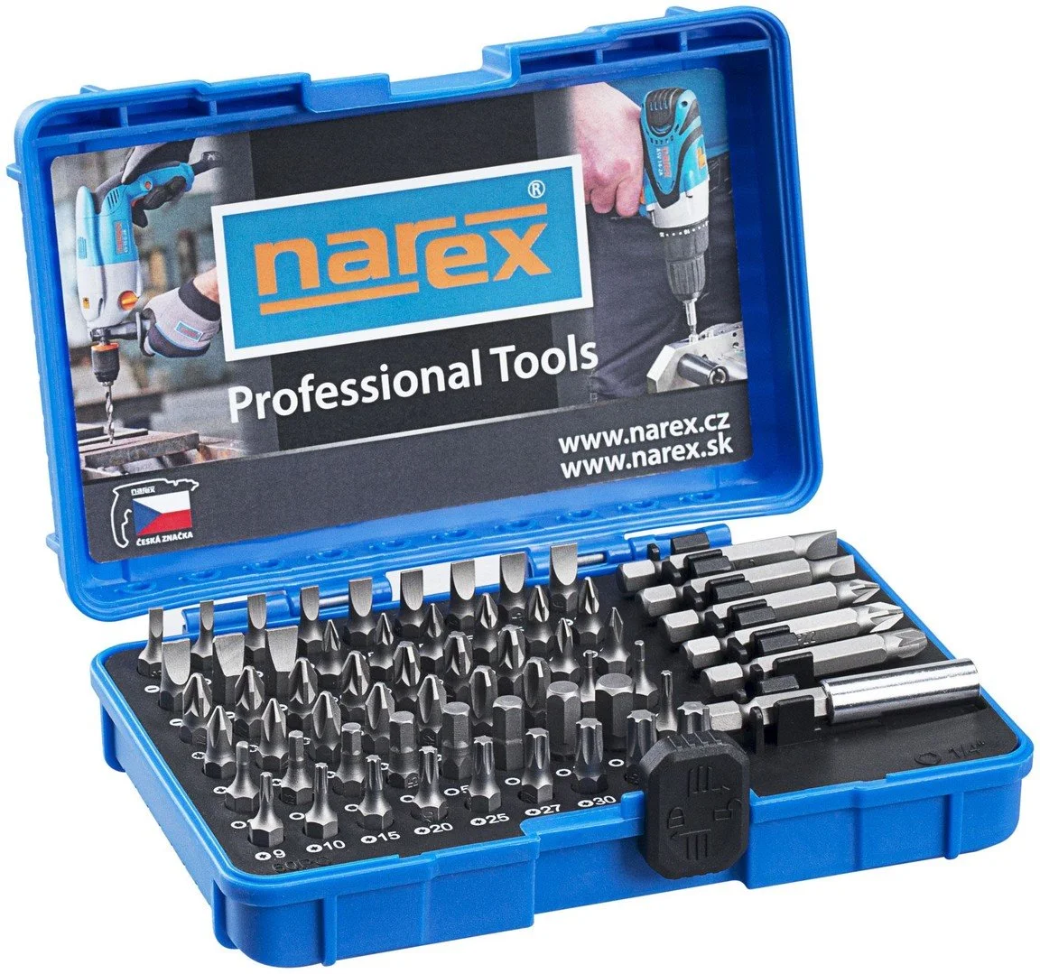 60-dielna sada priemyselných bitov Narex (65404062)