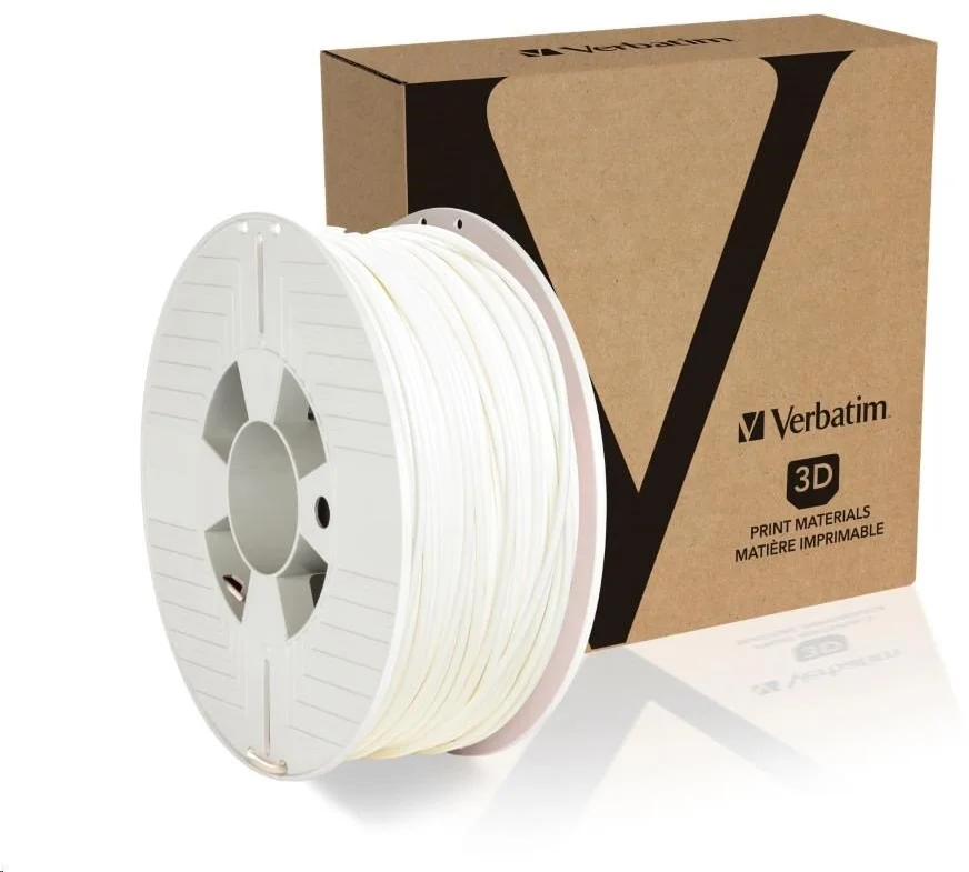 Vlákno Verbatim PLA 2,85 mm, 126 m, 1 kg, biele