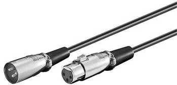 Kábel PremiumCord XLR-XLR M/F 2 m