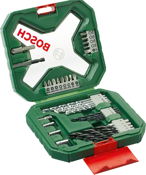 34-dielna sada vrtákov a skrutkovacích bitov Bosch X-Line Classic (2.607.010.608)