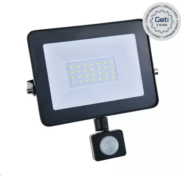 Reflektor Geti LED GLF30P 30W so senzorom PIR