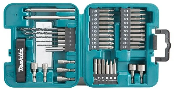 Makita D-58877 sada bitov a vrtákov 42 ks v plastovom kufri