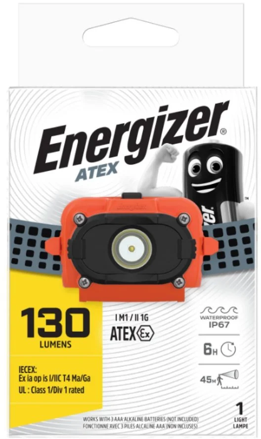 Čelovka Energizer - ATEX čelovka 3AAA LED 130lm