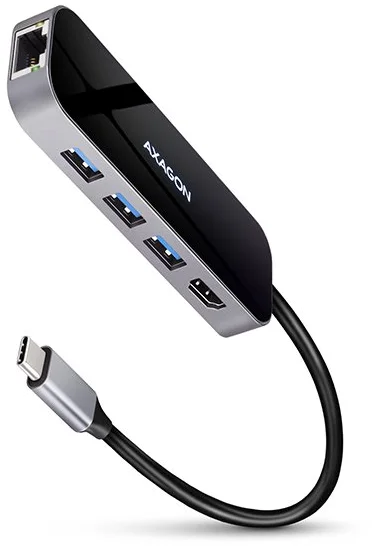 AXAGON HMC-6GL, rozbočovač USB 3.2 Gen 1, PD 100W