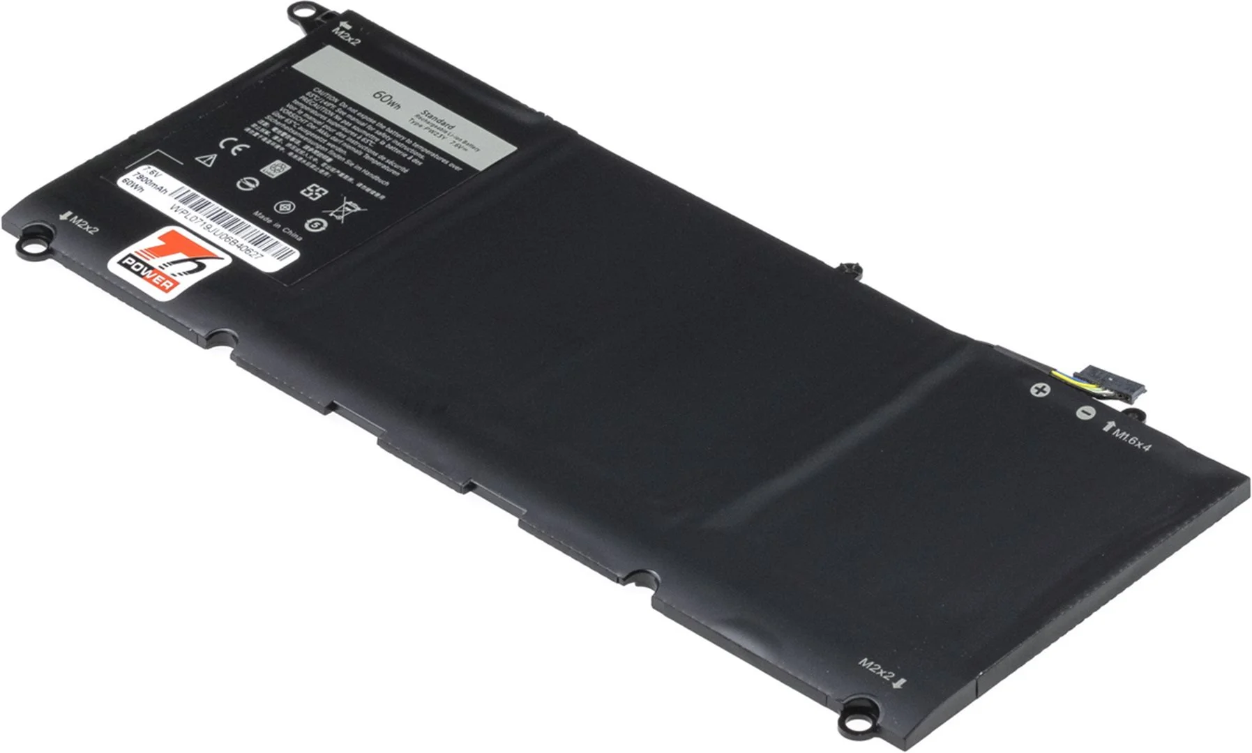 Napájanie T6 pre Dell XPS 13 9360, 7900mAh, 60Wh, 4 články, Li-pol