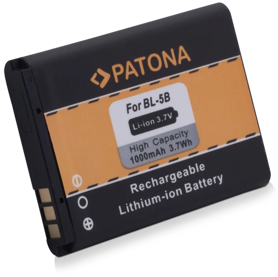 PATONA batéria pre mobilný telefón Nokia BL-5B 1000mAh 3,7V Li-Ion