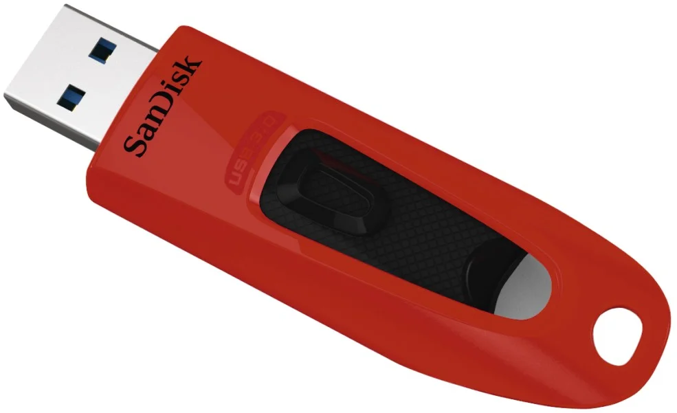 SanDisk Ultra USB 3.0 64 GB červená