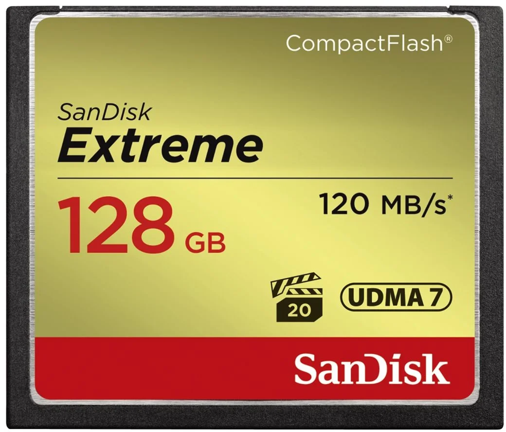 SanDisk Extreme Compact Flash 128 GB