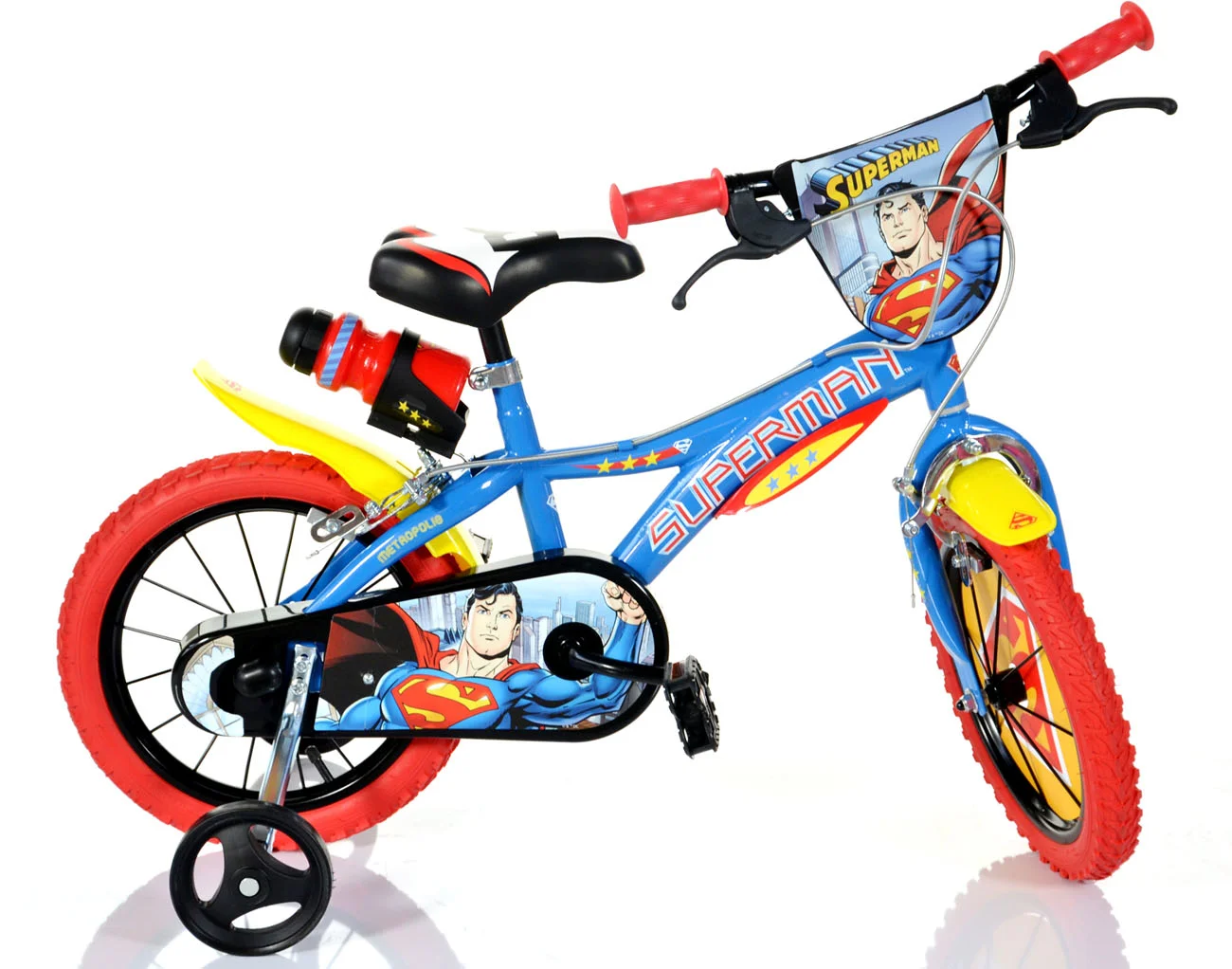 Detský bicykel Dino SUPERMAN 14"