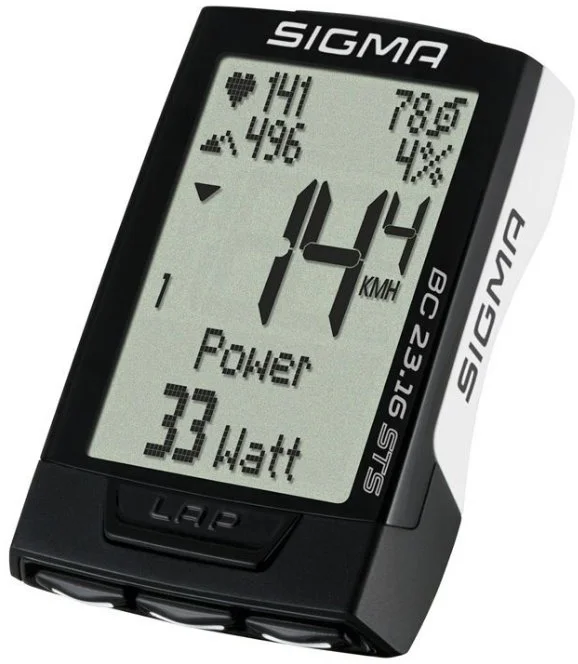 Cyklocomputer SIGMA BC 23.16 STS/CAD biely