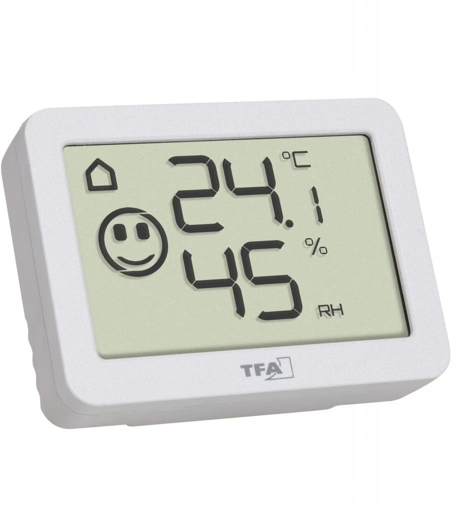 TFA 30.5055.02 - Digitálny teplomer s vlhkomerom - biely