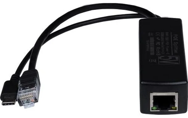 JOY-IT Napájanie cez Ethernet (PoE) USB-C adaptér