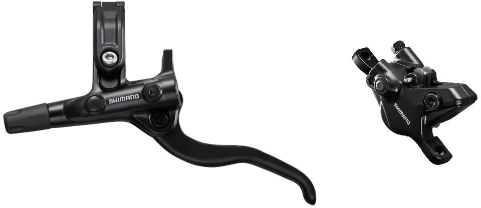 Brzdová súprava SHIMANO DEORE BR-MT410, páčky BL-4100 predný strmeň BR-MT410 polymér ľavý