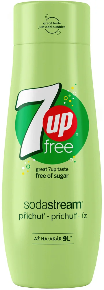 Sirup SodaStream s príchuťou 7UP Free, 440 ml
