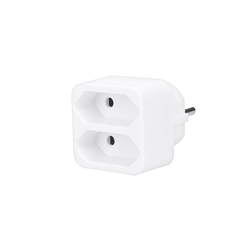 Solight rozbočovač, 2x 2,5A, biely