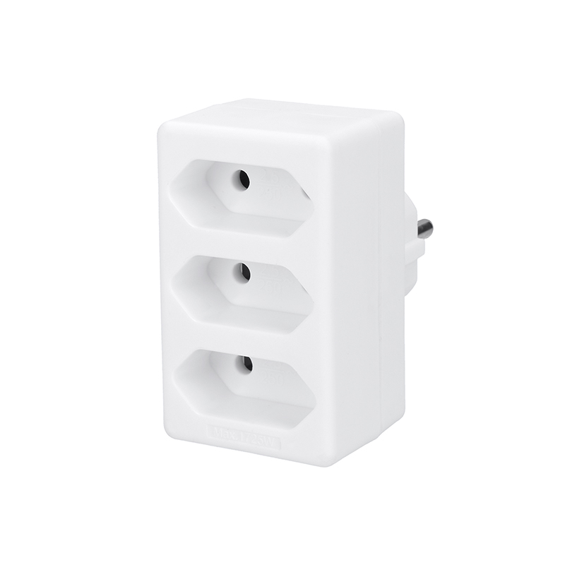 Solight rozbočovač, 3x 2,5A, biely