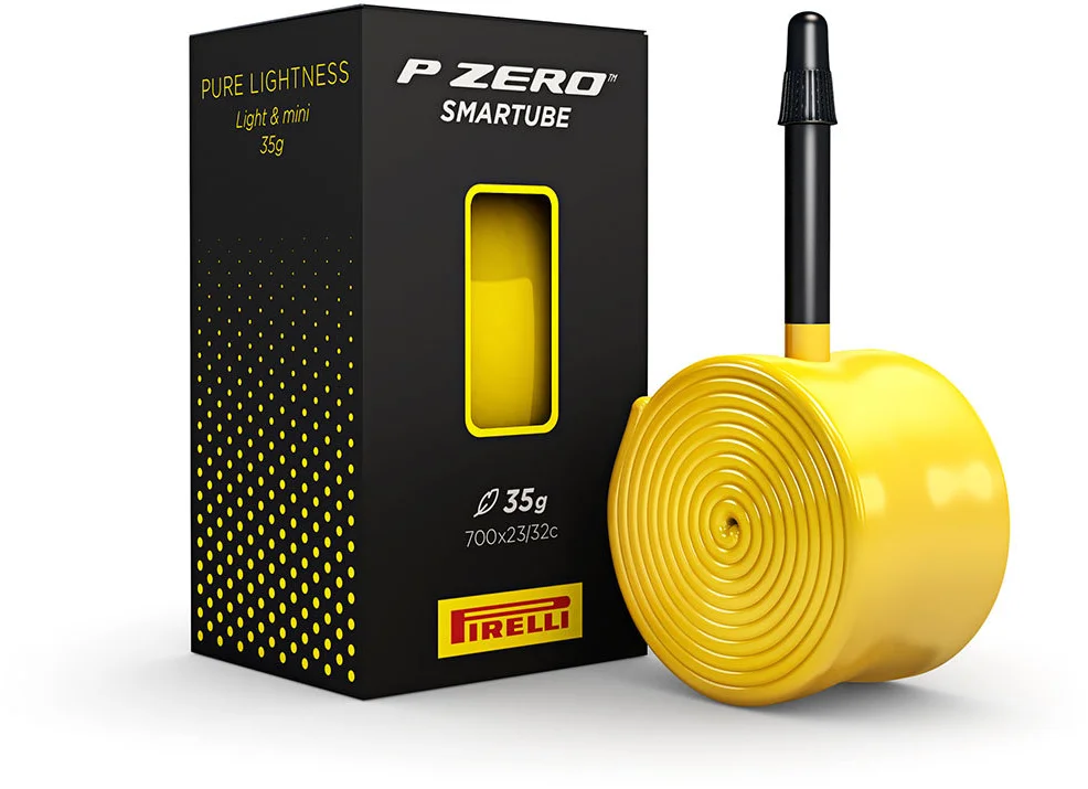 Trubka Pirelli P ZERO SmarTUBE, 23/32-622, Presta 80mm, žltá s čiernym ventilom