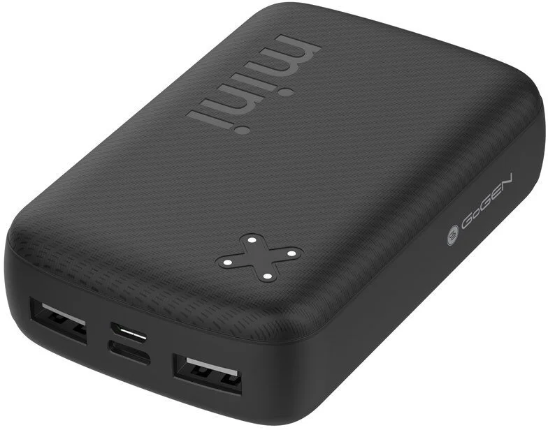 GoGEN 10000 mAh, PB100009, powerbank, čierna