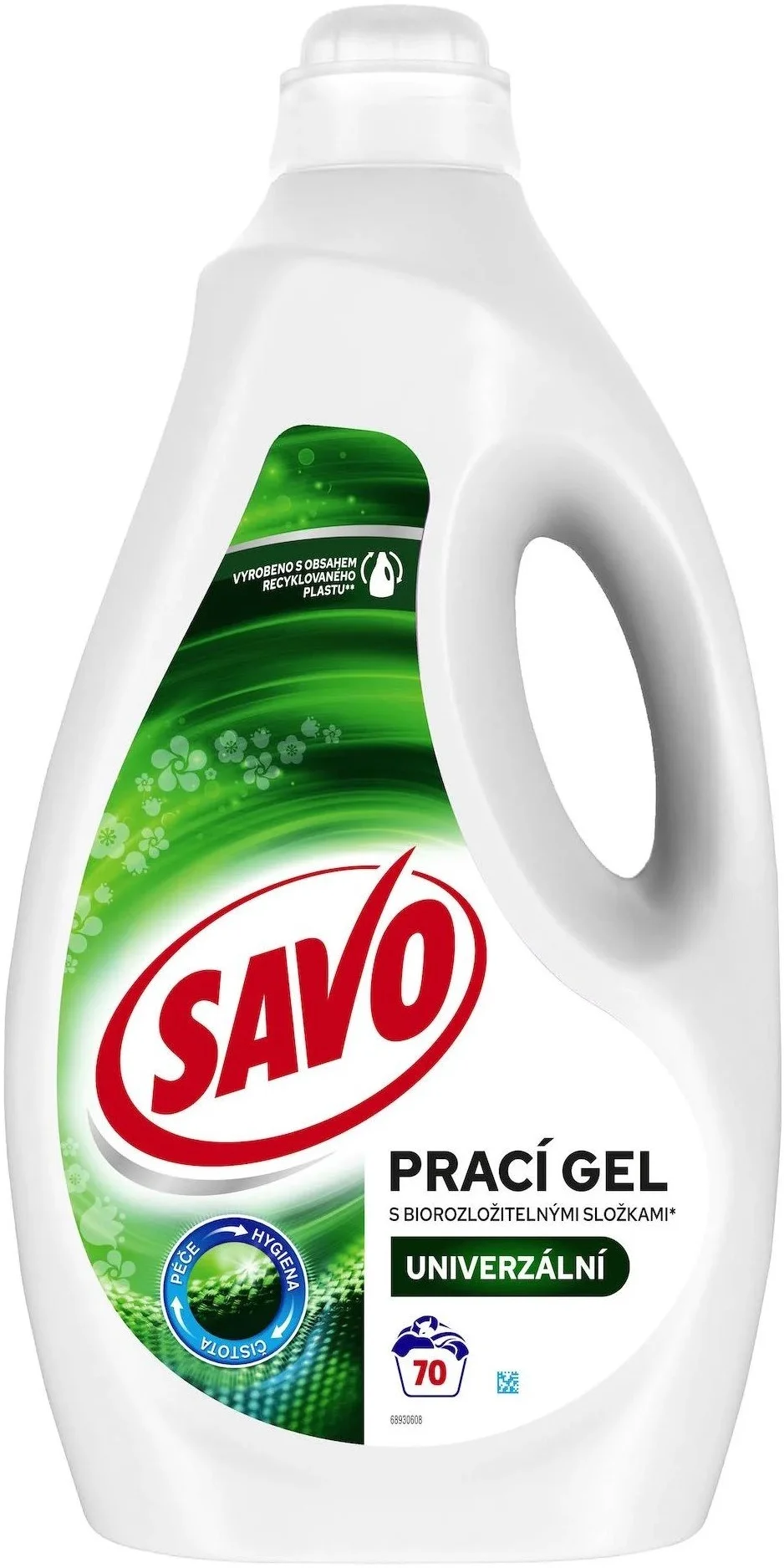 Savo Univerzálny prací gél bez chlóru, 70 pracích dávok, 3,5 l