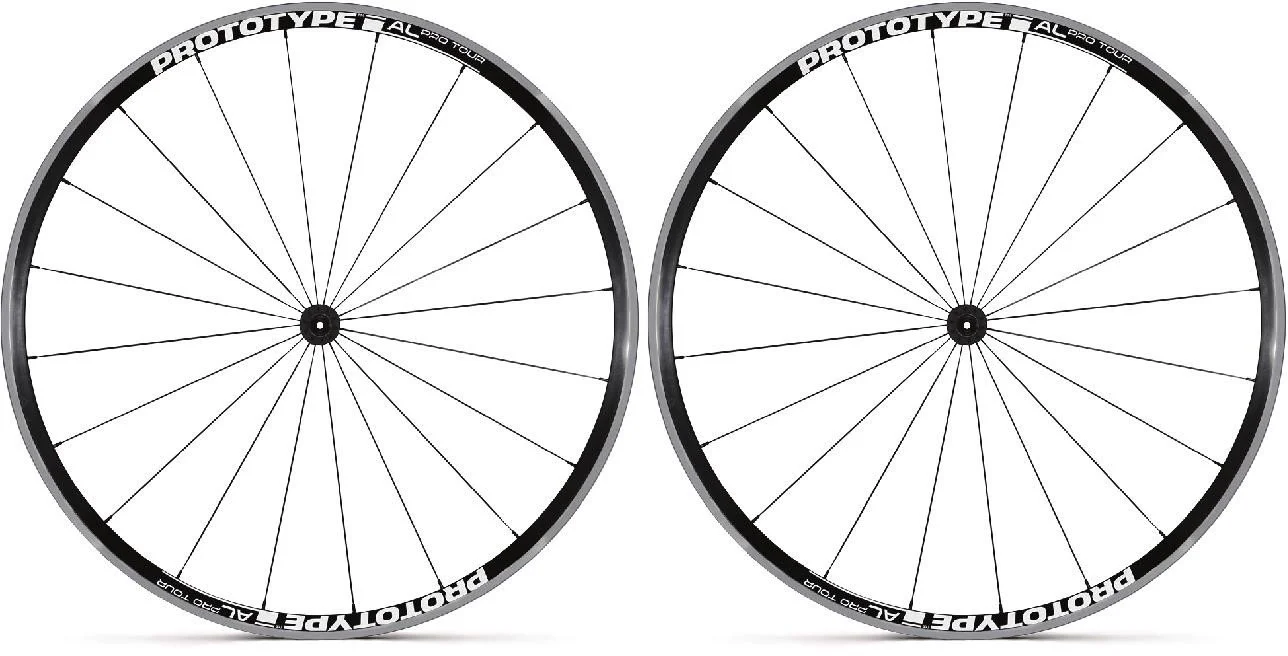 Cestné kolesá PROTOTYPE Pro Tour AL V-brake White - 100/130 - HG orech