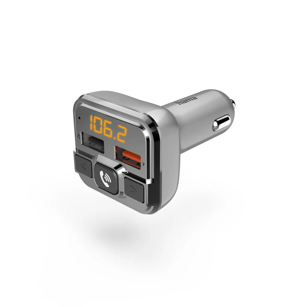 Hama Bluetooth FM transmitter pre autorádio, 2x USB, mSD