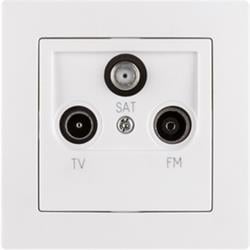 Retlux RSB A369F AMY TV+R+SAT zásuvka s rámom