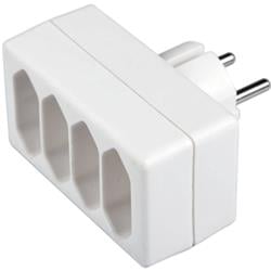 RPC 61 rozbočovač 4x 2,5A/250V biely RETLUX