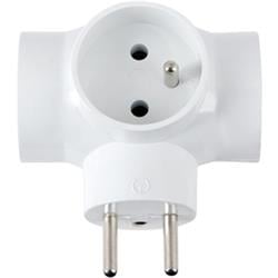 Rozbočovač RPC 63 3x 16A/250V biely RETLUX