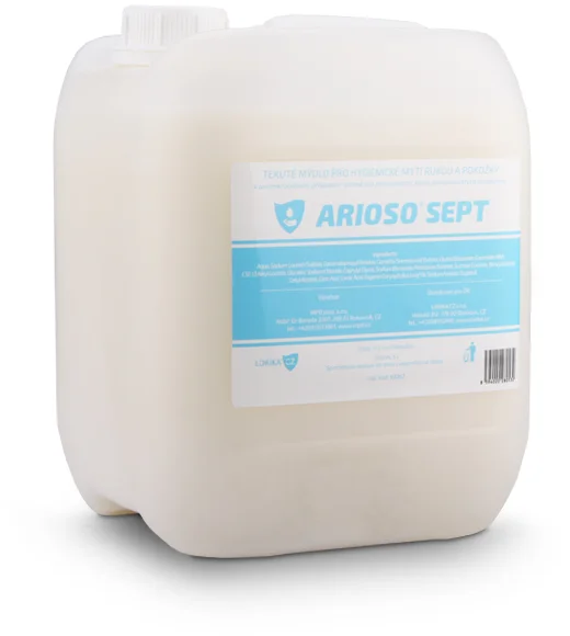 Tekuté antiseptické mydlo ARIOSO SEPT, kanister = 5 l