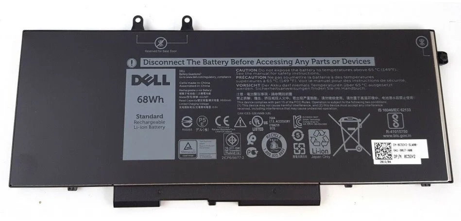 4-článková 68Wh Li-Ion batéria DELL pre G3 3500, G3 5500, G5 SE 5505