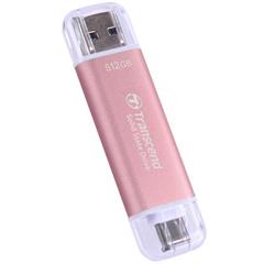Transcend ESD310P 512GB, externý SSD disk, USB 10Gbps, typ C/A