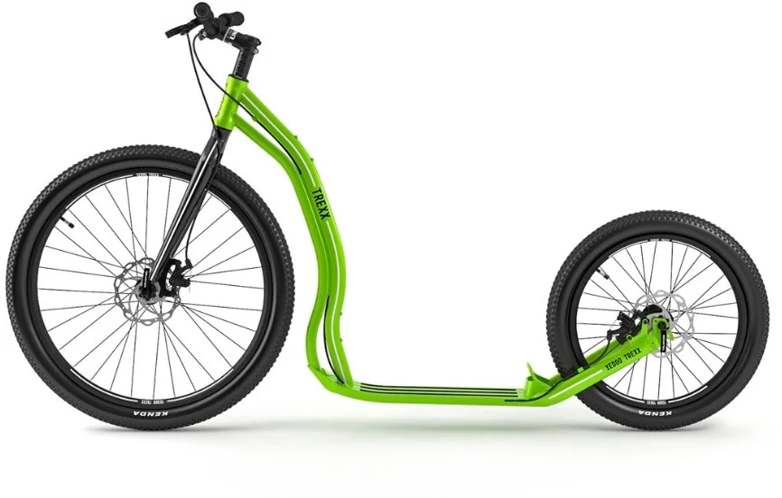 Kolobežka Yedoo Trexx Disc - zelená