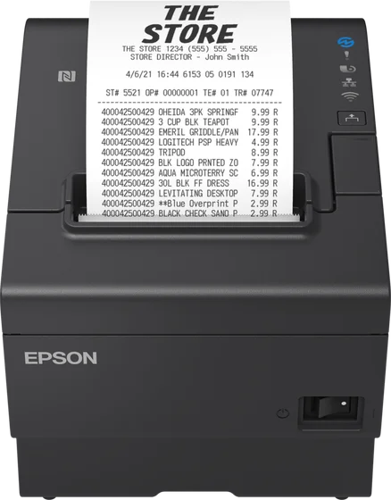EPSON POS tlačiareň TM-T88VII čierna, USB, Ethernet, PoweredUSB