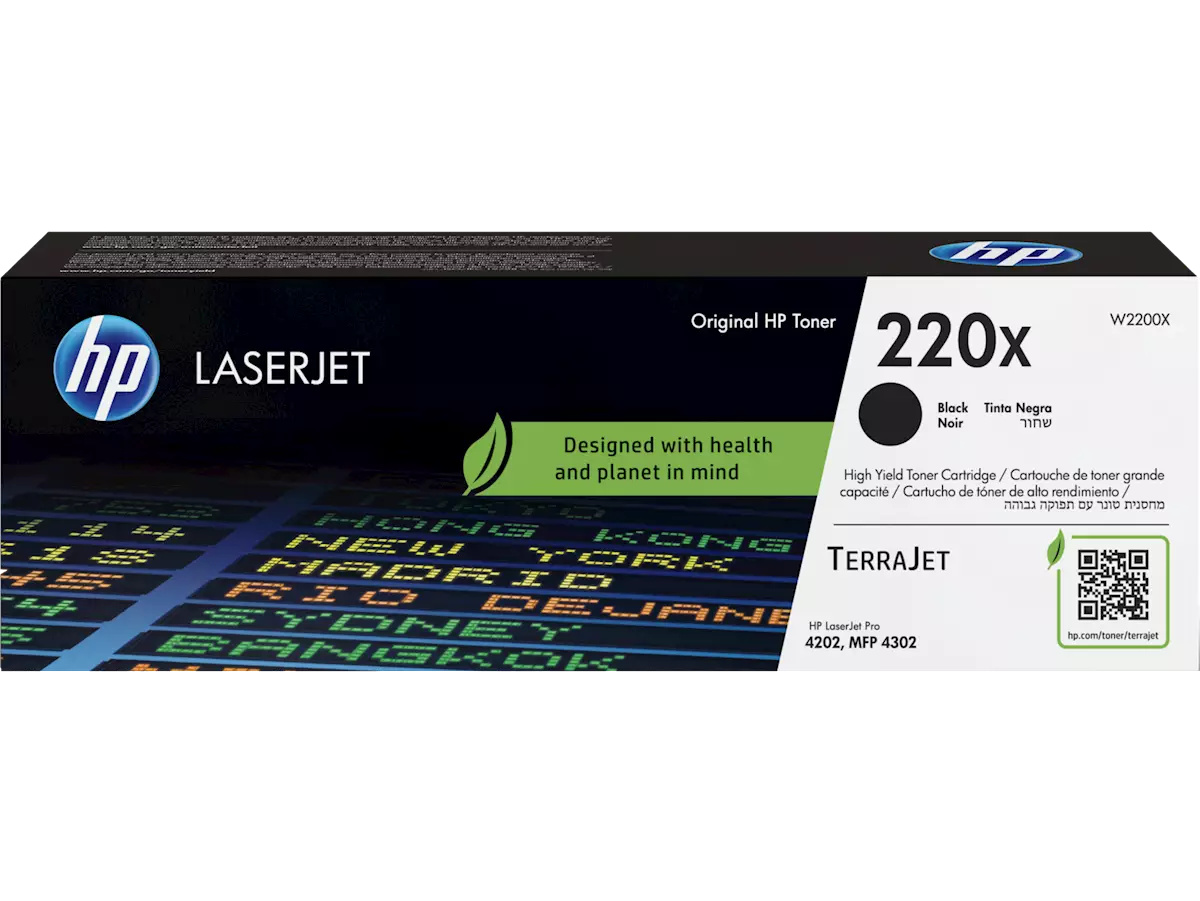 Toner HP 220X (čierny, 7500 str./min) pre LaserJet Pro 4202dn, 4202dw, MFP 4302dw, MFP 4302fdn, MFP 4302fdw