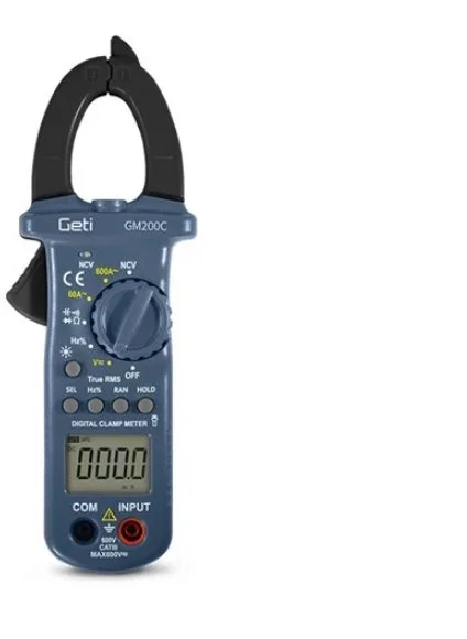 Kliešťový multimeter Geti GM200C