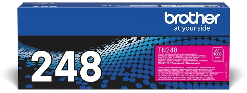 Toner Brother TN-248M purpurový (1000 strán) - originálny