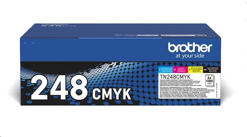 Toner Brother TN-248VAL čierny + 3 farby (1000 strán) - originálny