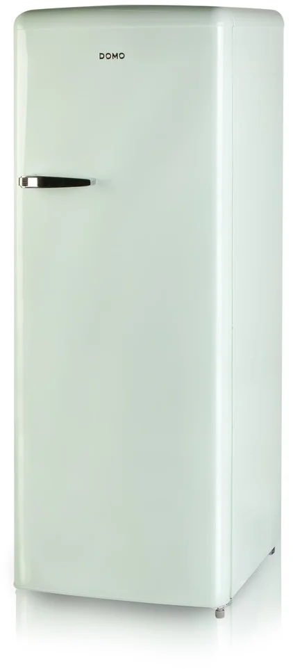 DOMO DO91701R Retro chladnička s mrazničkou 191/24 l, pistáciová