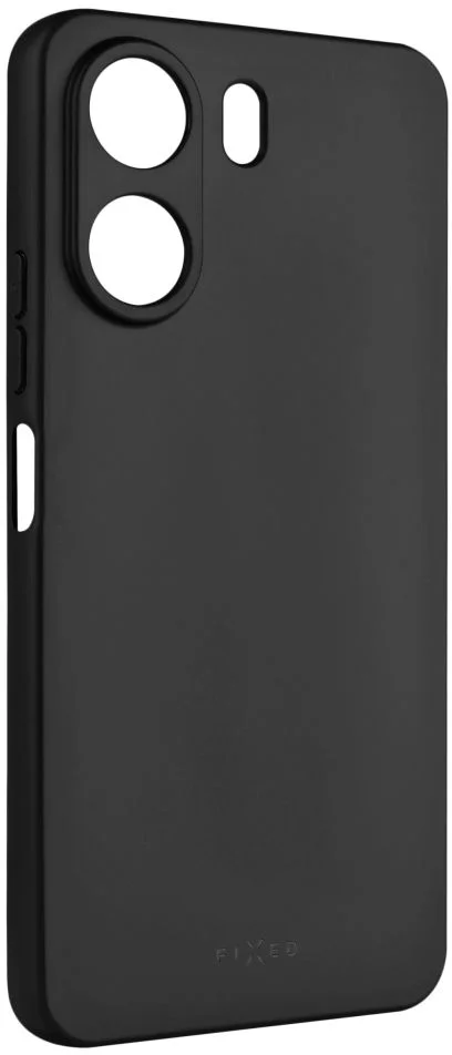 Zadný pogumovaný kryt FIXED Story pre Xiaomi Redmi 13C/POCO C65, čierny