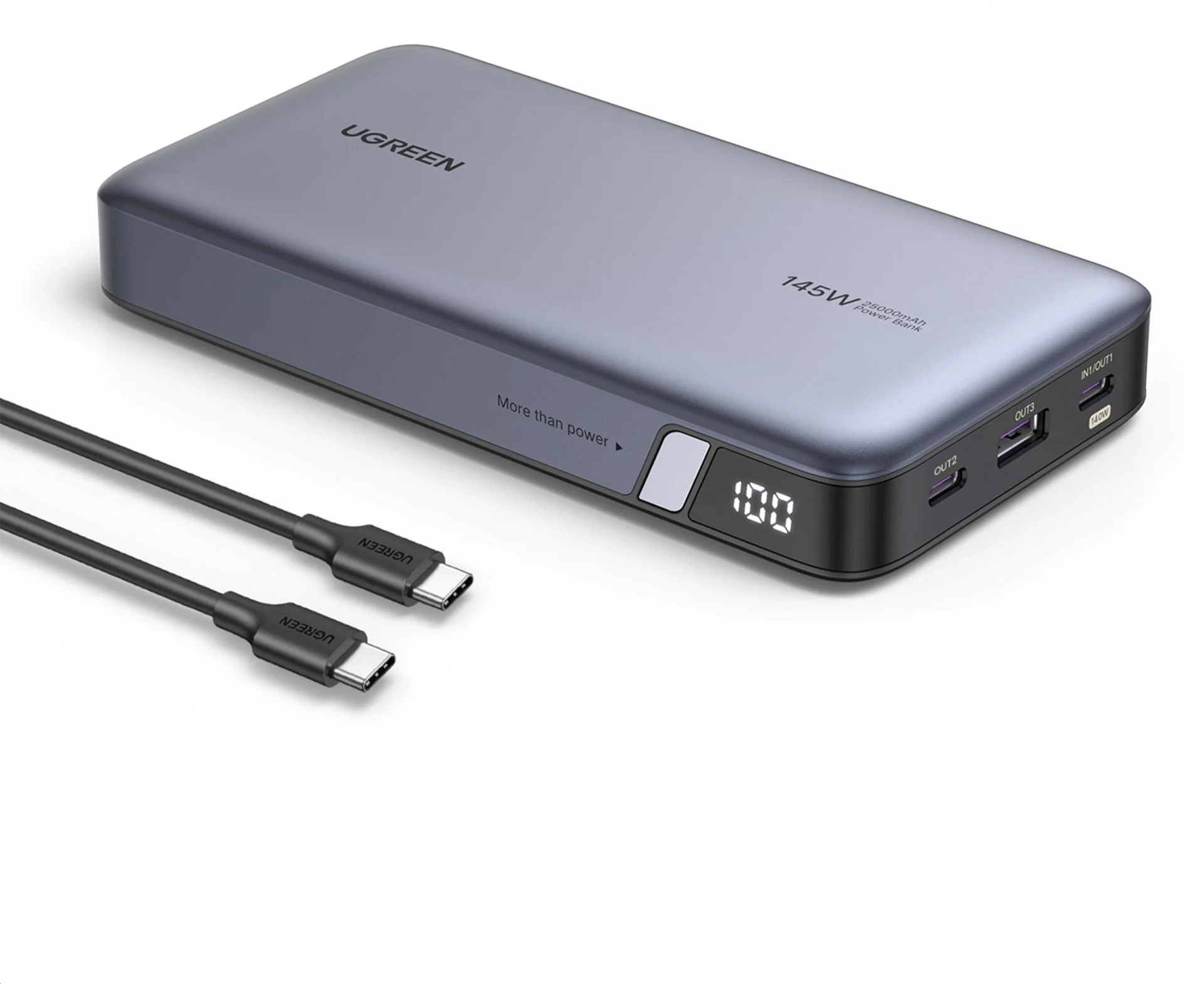 Powerbank UGREEN 25000mAh 145W s rýchlym nabíjaním