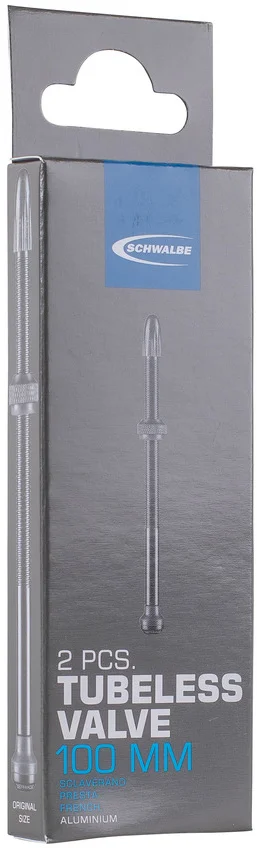 Bezdušový ventil Schwalbe 100 mm sada 2 ks