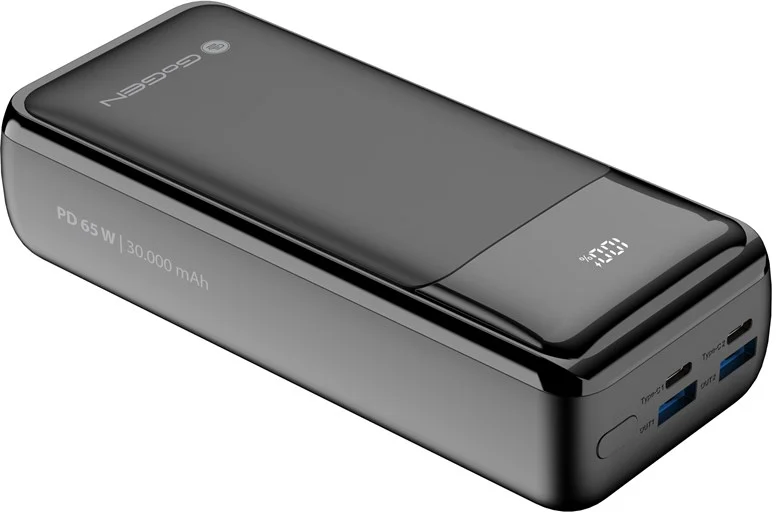 GoGEN 30000 mAh, PB300002B, powerbank, čierna